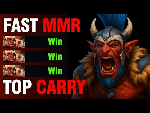 IMMORTAL TROLL WARLORD Easy Lane DOMINATION | Top Carry Build Dota 2 Patch 7.39d