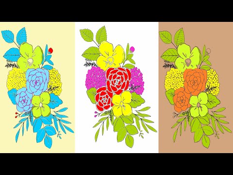 flower coloring pages Video