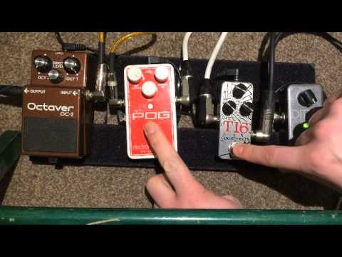 Boss OC-2 vs COG T-16 vs Electro Harmonix Nano POG