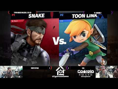 Typo House Macon 1/29/19 - White Ryan(Snake) Vs TFH(Toon Link) - W. Round 1