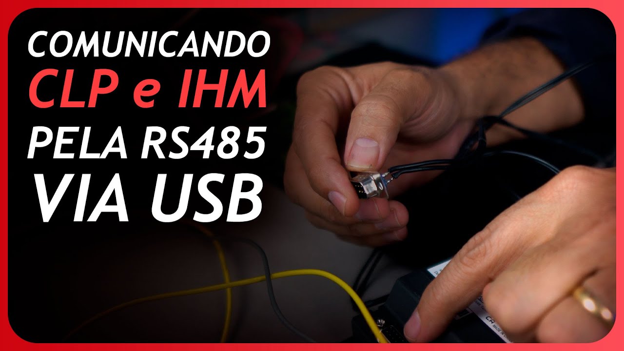 Como Programar CLP via RS 485 da IHM Somente com Cabo USB!