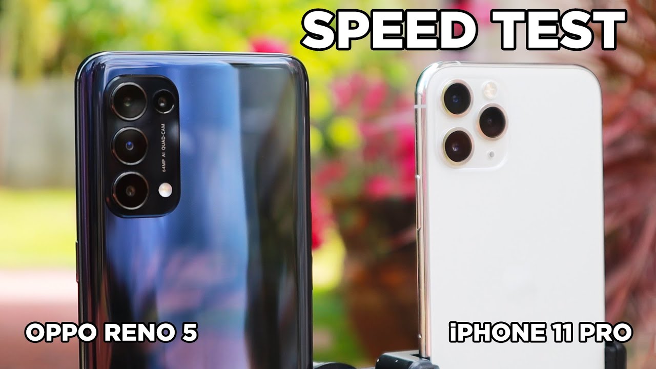 OPPO Reno 5 vs iPhone 11 Pro SPEED TEST | Zeibiz