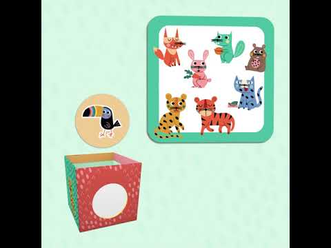 Eduludo - Kioukoi - Tiere (DJECO) | Lern- & Wortspiel