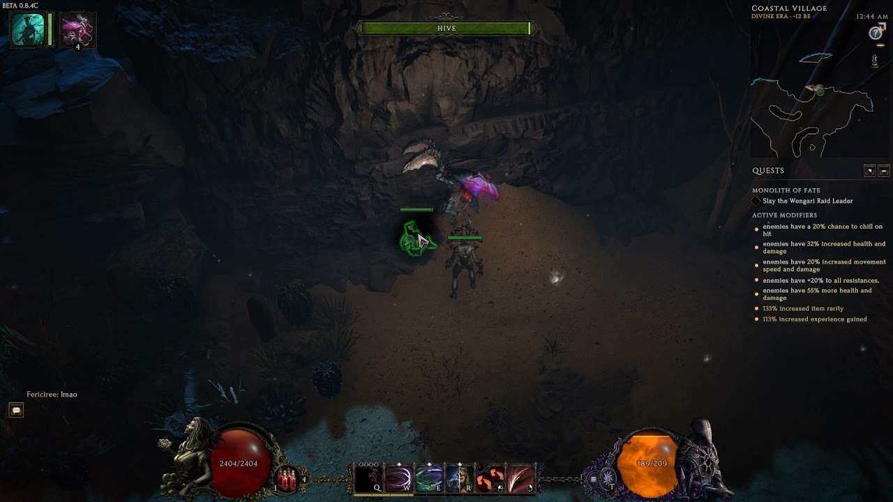 Last Epoch 2021 12 17   Hive Bug