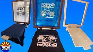 Cheapest DIY Screen Printing to make T Shirts and how I made it.