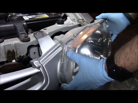 Hyundai Accent 2001 Headlight Assembly Removal/Replacement And Install Thorough