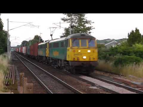 86610/86605 4m11 Coatbridge - Crewe liner, 4th July 2018