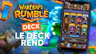 MON DECK LE PLUS FORT SUR WARCRAFT RUMBLE 3500+ PVP - DECK REND