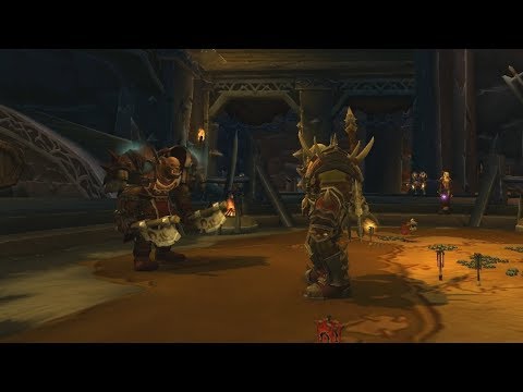 WotLK - Garrosh conversa con Colmillosauro - Doblaje fan