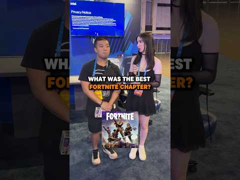 What wast the BEST Fortnite Chapter? #dreamhack