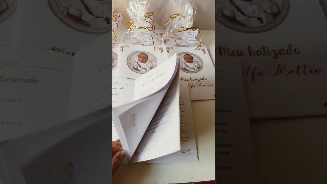 Watch Now livrinho de oração, lembrancinha para batizado #short livrinho de oração, lembrancinha para batizado #short
