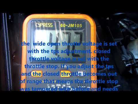 how to test and adjust tps