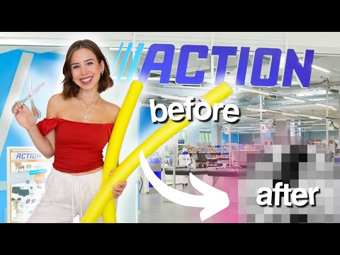 DIY projects with items from Action ✂️🛒 - can you make cool DIY projects with them?! - Cali Kessy