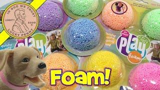 Glitzy Playfoam - Squishy, Squashy, Shaping Fun...I make a dog bed!