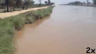 preview picture of video 'Traffic prob due to Bridge under construction near shorkot may 2014'