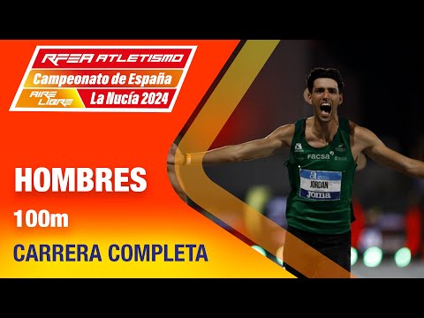 Final 100m Hombres - Campeonato de España La Nucía 2024 - Abel Alejandro Jordán