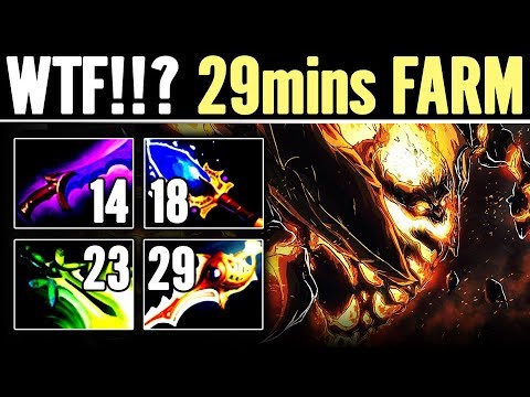 WTF is this Farm? NOT HUMAN SF Gameplay by Iceberg 7.06 META Dota 2