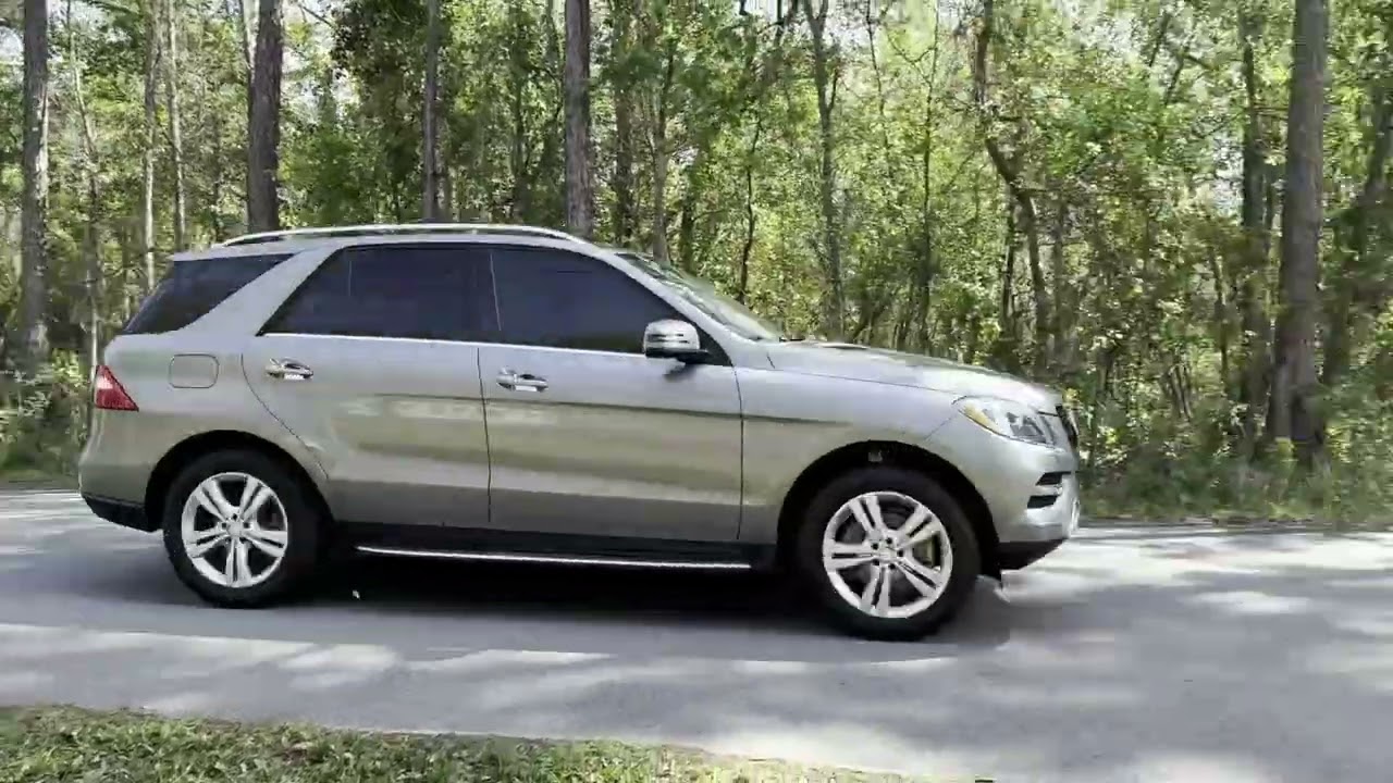 Palladium Silver 2013 Mercedes Benz ML350 Startup By 03092025