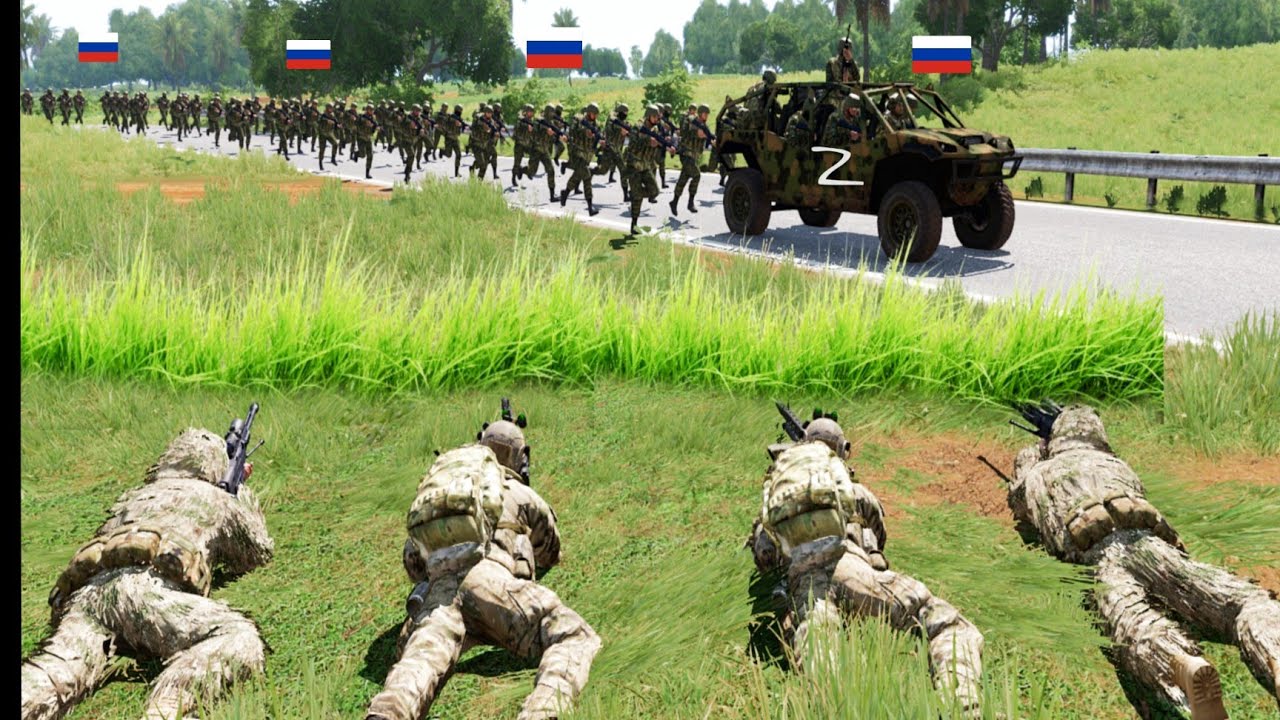 Ukrainian snipers crawl through the grass to ambush Russian troops in Kharkiv