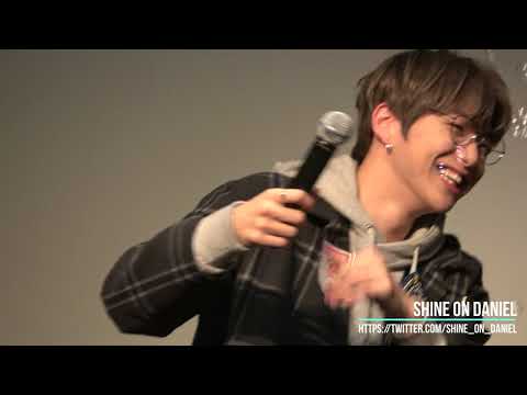 171118 WannaOne 상암 팬싸인회- 비눗방울 댕댕이 다니엘