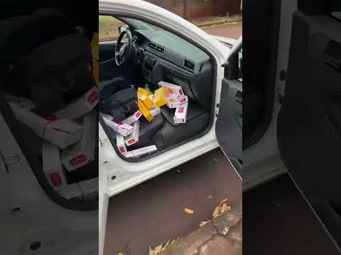 Receita apreende maços de Cigarros em Engenheiro Beltrão