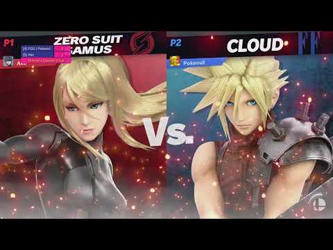 Telmo Tuesdays #6 Part 2 - Pokeout (Cloud) vs. Ako (Zero Suit Samus, Marth) - Winner's Quarter-Final