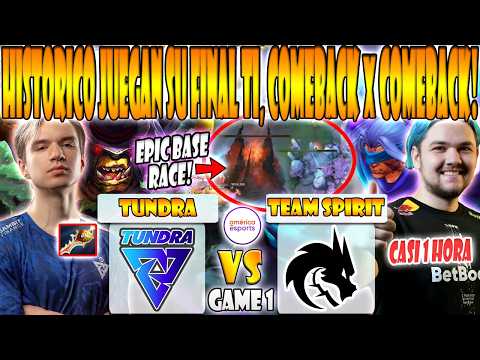 TEAM SPIRIT vs TUNDRA BO2[GAME 1]YATORO, COLLAPSE, MIRELE VS PURE, BZM, 33 - DREAMLEAGUE SEASON 28