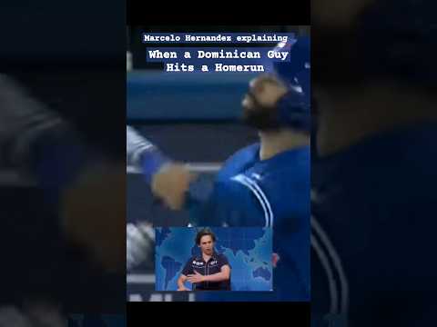 When a Dominican Guy Hits a  Homerun explained #baseball #snl