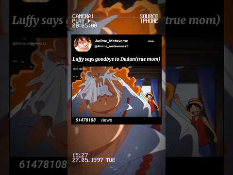 Luffy starts his journey 💞 #onepiece #luffy #dadan #shorts