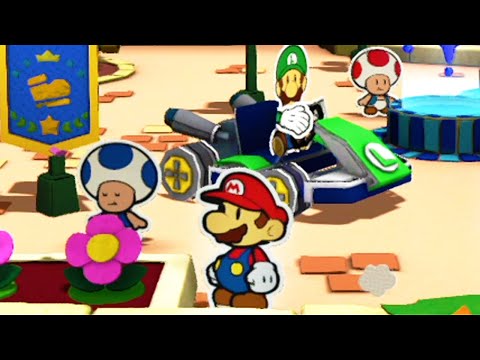 Paper Mario Color Splash - 100% Walkthrough Part 24 No Commentary Gameplay - All Cutouts for 100%