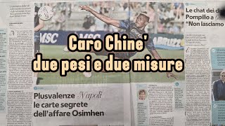 Caro Chine' due pesi e due misure