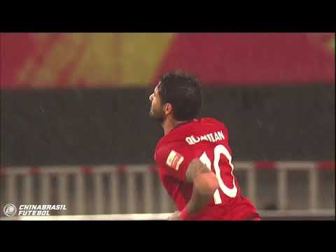 Gol Alexandre Pato - Tianjin Quanjian x Shandong Luneng - 10a Rodada da Super Liga da China 2018