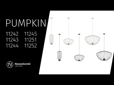 Підвісний світильник Nowodvorski 11242 Pumpkin S GU10 1x10W IP20 Silk Gray