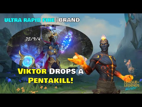 Brand’s Fire Meets Viktor’s Laser-Fueled Pentakill in URF... (Full Match)