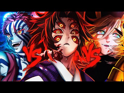 Akaza VS. Douma VS. Kokushibo | Combate de Rimas | Part. Duelista e Sting