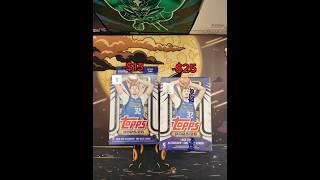 topps basketball 25-26 hanger and blaster box opening #sportscards #toppsbasketball #shorts