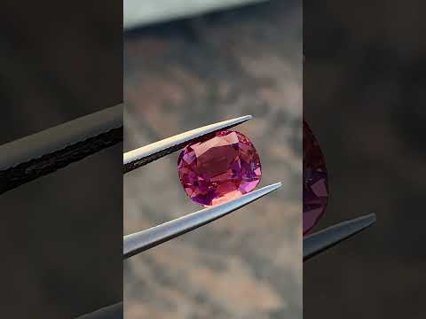 Natura pink tourmaline gemstone cushion, Pink tourmaline for ring, Natural tourmaline #gemstone