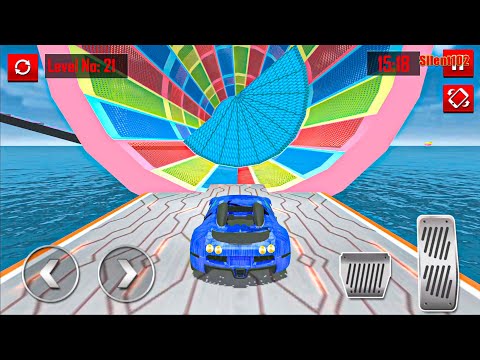 Mega Ramp Car Stunts Racing Impossible Tracks 3D #22 - Android Gameplay