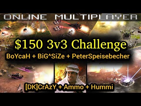 $150 3v3 Challenge: The Giants in a Best-of 11 | C&C Generals Zero Hour