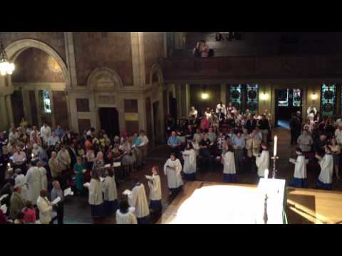 "Ye holy angels bright", St. Bartholomew's Church