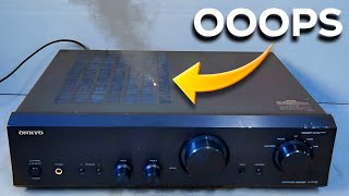 Video thumbnail for Onkyo A-9155 Repair (Part 1) but it didn't quite go to plan by Fix It Ade