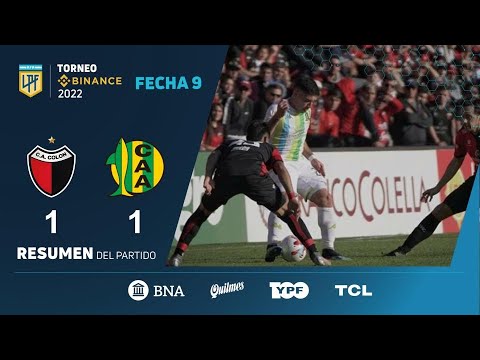 #TorneoBinance | Fecha 9 | resumen de Colón - Aldosivi