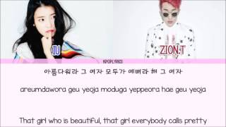 IU - Red Queen ft. Zion.T [Eng/Rom/Han] Picture + Color Coded HD