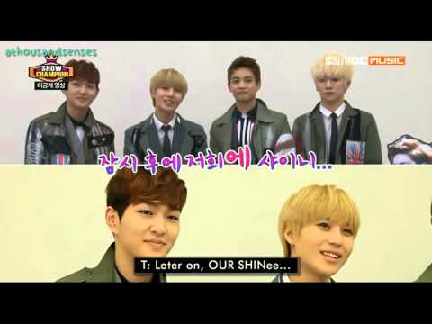 Eng 130501 SHINee Funny Show Champion Interview NG