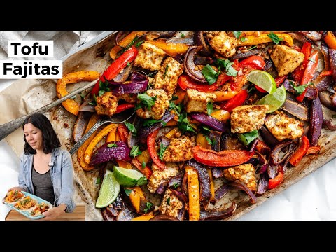 Easy Tofu Fajitas (One Pan Dinner!)
