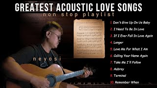 Download lagu Neyosi Greatest Acoustic Love Songs Cover Non Stop Playlist mp3