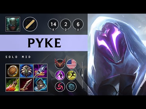 Pyke Mid vs Viktor - NA Grandmaster Patch 25.08