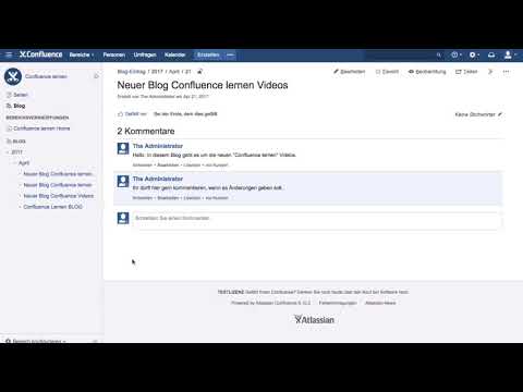 Blog exportieren - Atlassian Confluence lernen #63