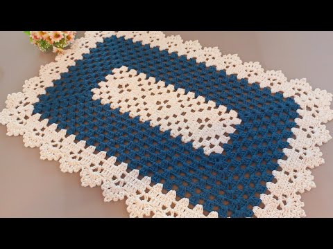 TAPETE MILA SIMPLES FÁCIL E ECONÔMICO VIDEO AULA #tapetedecroche