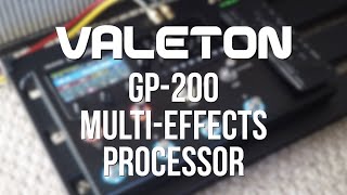 Video thumbnail for Valeton GP-200 Multi-Effects Processor by Pedal of the Day